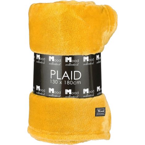 Mica Decorations Plaid Jaune H1xl130xL180cm (1/4)