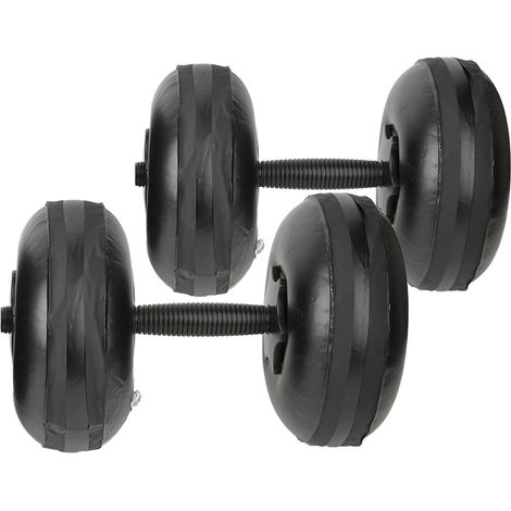 Haltères Portables Remplis d'Eau 8-10kg pour Femme, Idéales pour Yoga et Renforcement Musculaire à Domicile (1/5)