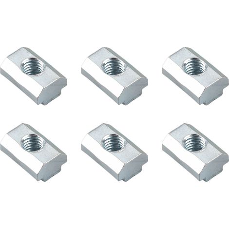 Écrou coulissant en acier au carbone zingué pour accessoires de profilés en aluminium (M8) (1/5)