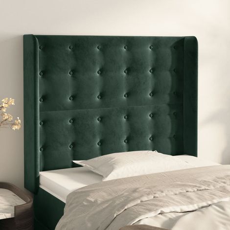 Furniture Limited - Testiera ad Orecchio Verde Scuro (1/5)