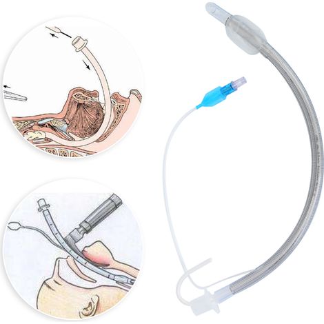 Tube d'Intubation Endotrachéale 7.0 - Conçu pour Voies Nasales et Buccales (1/5)