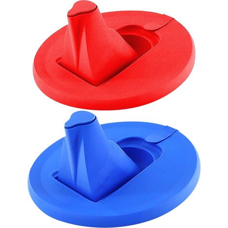 Couvercle pour pot de peinture, bec verseur avec trou d'aération, lot de 2, 17 cm. Outil anti-poussière et anti-fuite pour verser la peinture. (1/5)