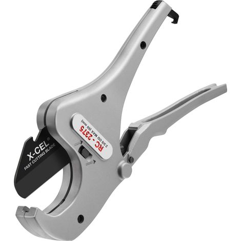 RIDGID 30088 Tagliatubi per tubi di plastica con azionamento a cricco modello RC-2375, tagliatubi da 3 mm a 60 mm (1/4)