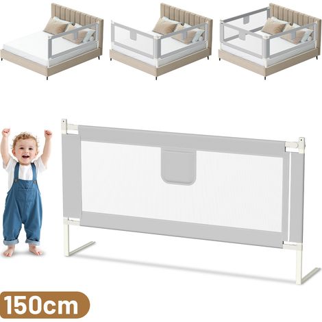 Wolketon Barriera di sicurezza per letto bambino, barriera per letto bambino 150 cm protezione anticaduta (1/5)