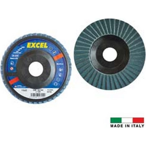 10PZ DISCHI LAMELLARI DA SGROSSO ALLO ZIRCONIO - ø mm.115 foro 22 grana 40