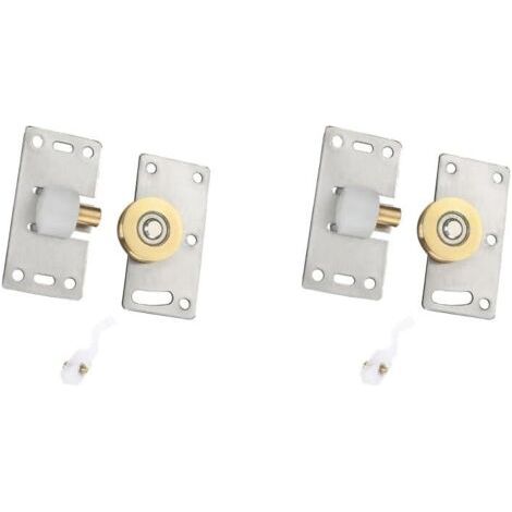 FENOPLASTICALot de 2 roulettes de rechange pour porte coulissante - Poulie silencieuse (1/5)
