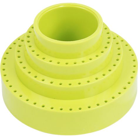 Porte-embouts pour outil rotatif, porte-fraises, boîte de rangement pour têtes de polissage et de meulage, 116 trous, organisateur de forets et de fraises, rotation à 360° (1/5)