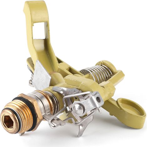 Buse arrosage rotative alliage zinc G1/2, pour irrigation jardin et pelouse, 360° réglable (1/5)