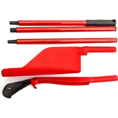 Un ensemble d'outils de nettoyage de drains de jardin, outils de jardinage en plastique, faciles à assembler et à utiliser. (1/4)