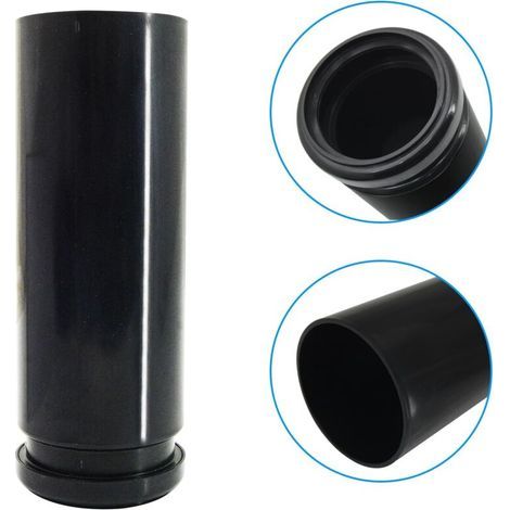 Pipe d'évacuation droite pour WC suspendu 90 mm – PE-HD avec joint EPDM – Installation murale horizontale – Compatible Geberit (1/5)