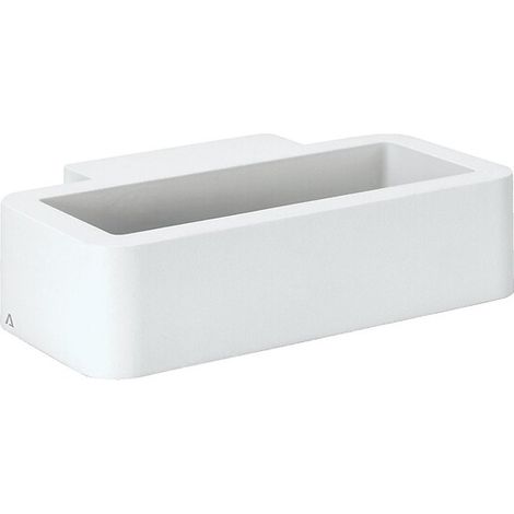 Applique LED rectangle extérieure 6 W 200 lm 4000K IP54 graphite - ASLO