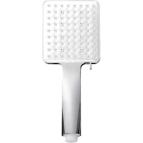 Pommeau de douche, grand carré, commande à une main, haute pression, 6 modes de douche, chromé 1 pièce (1/4)
