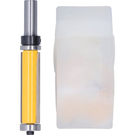 Fraise à affleurer double roulement haut et bas, couteau de coupe pour ébavurage, queue de 12,7 mm (1/2 pouce) (1/5)