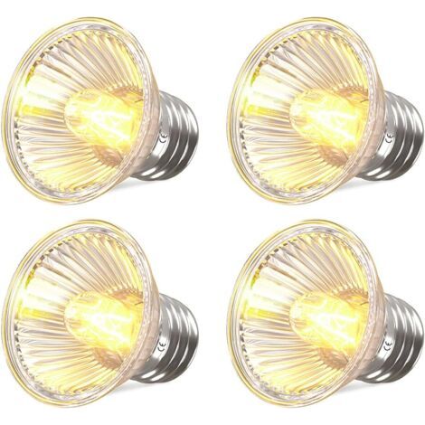 4 PCS Ampoule Chauffante Terrarium E27, Ampoule UVA UVB Tortue 75W Dimmable Lampe Terrarium Tortue Terrestre UVA UVB Chauffante, Ampoule Chauffante pour Tortue Lézard Dragon Barbu Serpent (1/5)