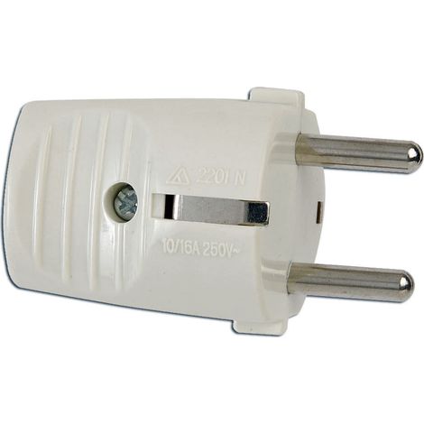 SIMON simon clavija blanca con tt 10-16a 250v cl107509 , simon clavija blanca con tt 10-16a 250v cl107509