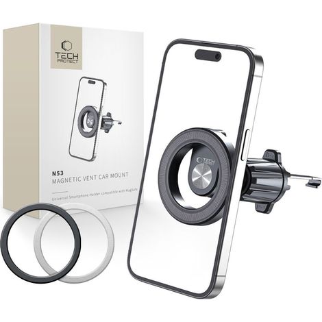 Soporte para teléfono de coche MagSafe N53 para rejilla de ventilación - Negro