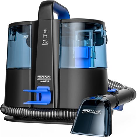 MONZANA® Aspirapolvere SC4000 Lavaggio Tappeti Divano Auto 1500ml Lava e Aspira Smacchiatore Tapezzeria 400W con Accessori Potente Lavatappeti