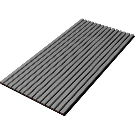 Set di pannelli acustici da 12 pannelli effetto rovere grigio 030008019