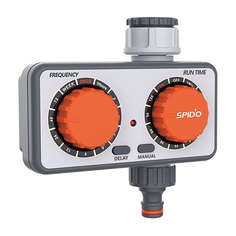 SPIDO - Minuteur d'arrosage 2 boutons