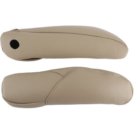 Housse de poignée d'accoudoir de siège de voiture, garniture décorative en cuir microfibre adaptée à Honda CRV 2010 – 2017Beige