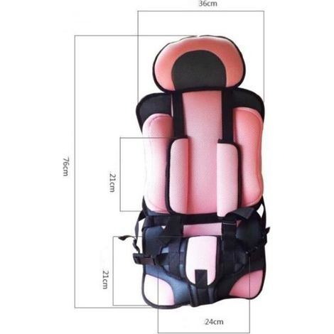 (Cafe)Enfant Siège Auto Siège de Voiture pour Enfants de 3-12 Ans Cafe+Beige