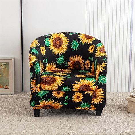 Funda elástica para sillón, Funda resistente para sillón (incluye funda para cojín de asiento), Funda antideslizante para asiento tipo butaca (1/5)