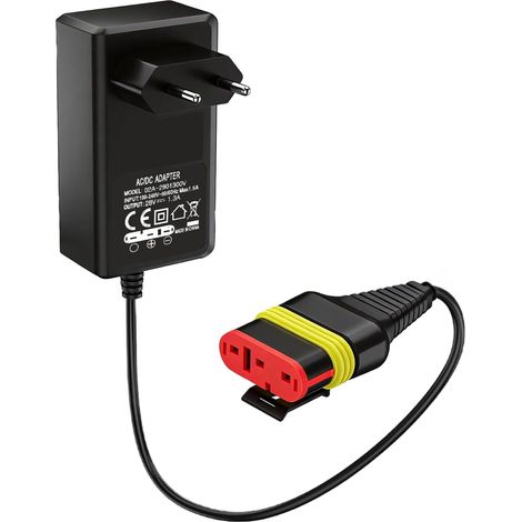 Chargeur 28 V 1,3 A : adaptateur pour tondeuse robot Husqvarna Automower 105, 305, 310, 315, 315X, 405X, 415X, compatible avec Gardena R50Li, R80Li, R40li, R45Li, R70Li (1/5)