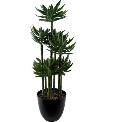60cm Artificial Tropical Yukka in Planter (1/5)