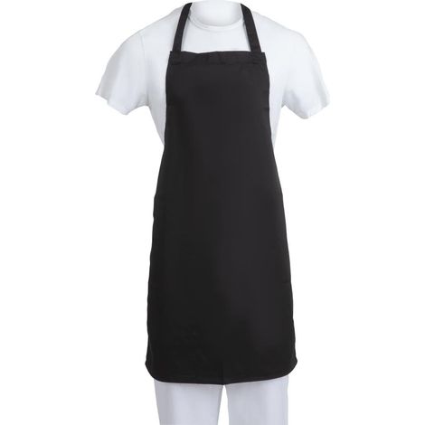 Tablier Bavette Noir - Whites Chefs Clothing