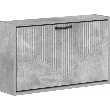 Wall-Mounted Shoe Cabinet HOORN 71 x 17 x 43 cm Engineered Wood vidaXL (1/5)