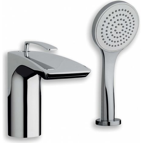 BAIN DOUCHE BOLLICINE SUR GORGE 2 TROUS CHROME - CRISTINA ONDYNA BO12151 (1/4)