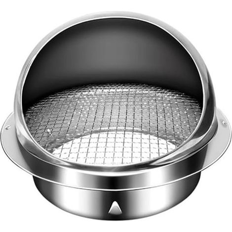 Sortie d'aération ronde en acier inoxydable pour des applications de ventilation efficaces (160 mm) (1/5)