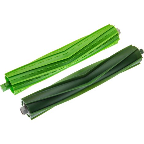 vhbw 2x Brosses compatible avec iRobot Roomba i7 Plus i7, i7+, E6, E5, E7 aspirateur robot - brosse principale, set de rouleaux (1/2)