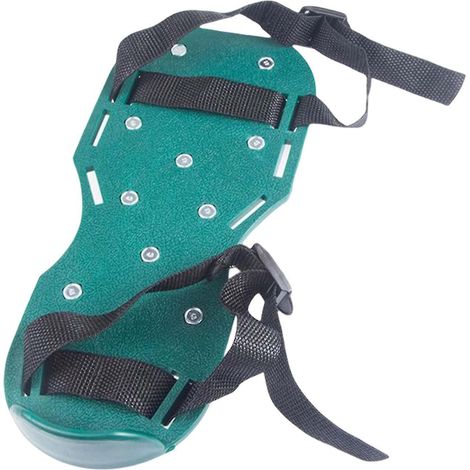 Chaussures aérateur de pelouse antidérapantes à pointes pour ameublir le sol, outil de jardinage professionnel à semelle crantée (1/5)