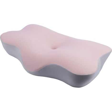 Standard-Kissen mit roter Bohnenpaste, rosa Memory-Schaum-Kissen, Kissen mit hoher Dichte, druckentlastendes Nackenstützkissen, Memory-Schaum-Kissen mit langsamer Rückstellkraft zur Förderung der Ents (1/5)