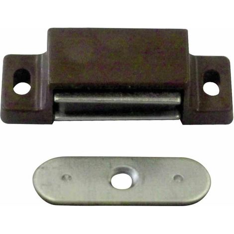 HSI Magnetschnäpper, mit fester Platte, braun, 4kg, 2 STK