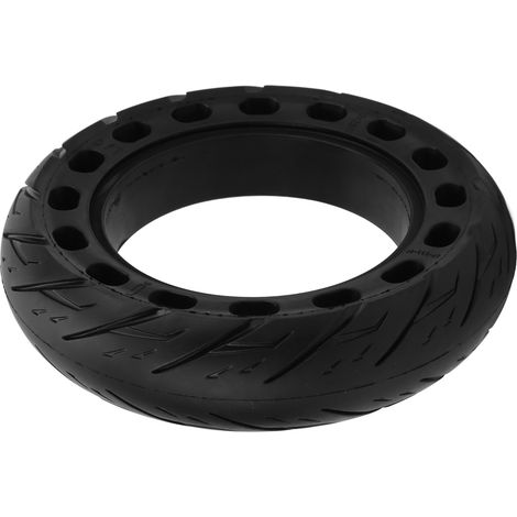 Pneus pleins pour trottinette électrique 10x2,50, pneus de rechange non pneumatiques, élastiques et résistants aux crevaisons pour trottinette électrique 10 pouces. (1/5)