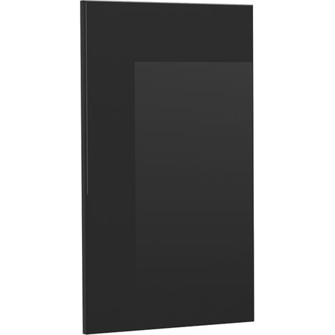 Frente de cocina R-Line, Negro brillo intenso, 36.4 x 59 cm frente de mueble para armario mural de esquina, Vicco (1/5)