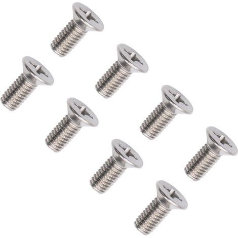8pcs Générique Vis Rotor Disque Frein Avant En Acier Inoxydable, 93600-06014-0H Acier Inoxydable Vis Rotor, Vis De Rotor De Disque De Frein Avant En Acier Inoxydable Fit for Voiture (1/4)