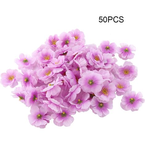 Fleurs Artificielles Pêche En Soie Décoration Mariage Fête Jardin Lot De 1 (1/5)