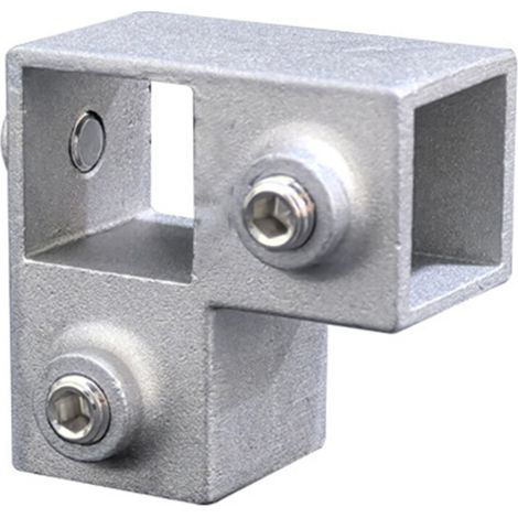Connettore a tubo quadrato in lega di alluminio, - 30x30 a 4 vie