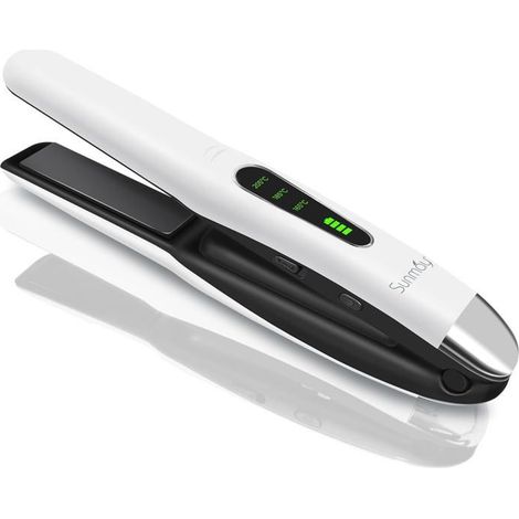 Fer à lisser - SUNMAY - Voga - 2 en 1 - Rechargeable USB - Autonomie 30 min (1/4)