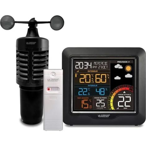stazione meteorologica bianca/nera - WS6861-BLA - La Crosse Technology