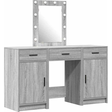 Maison Exclusive - Schminktisch mit Schubladen Grau 50 x 41 x 135