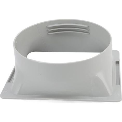 Adaptateur de tuyau d’échappement de climatiseur - - Gris - 17,8x14,8x6,8 cm - ABS - 150 mm