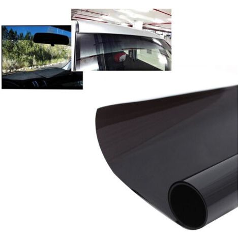 Eosnow Film de fenêtre de voiture pare-brise Protection solaire teinte blocage UV 150x20cm (1/4)