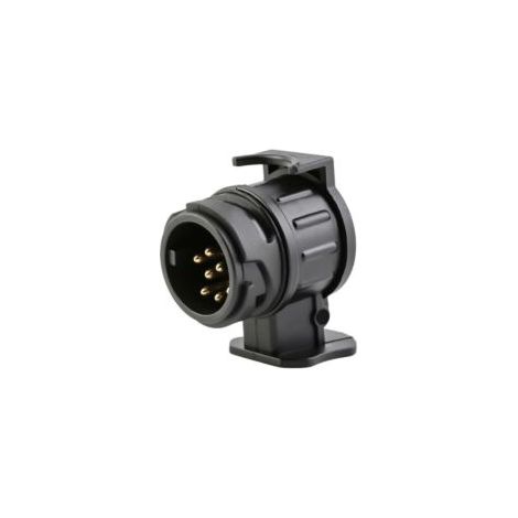 Adecuado para adaptadores de remolque Lntyq de 12 V y 13 pines a 7 pines (paquete de 1), convertidores de remolque impermeables de 13 pines a 7 pines, aptos para automóviles, vehículos recreativos, ba