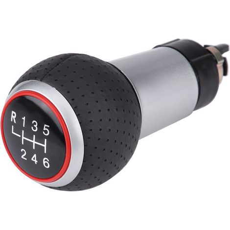Levier de vitesse manuel 6 vitesses rouge pour Audi A4 S4 B8 8K A5 8T Q5 8R S Line 2007-2015 (1/5)