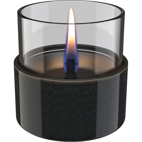 Candela Aster 10 Reactive Glaze Nero da tavolo ricaricabile TenderFuel (1/3)