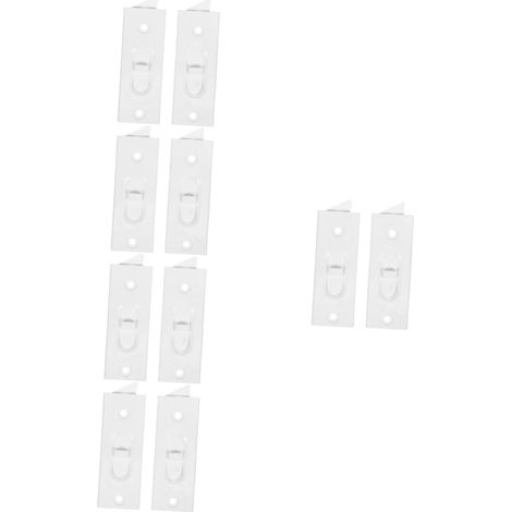 5paires Loquets De Fenêtre Plastique Avec Mécanisme De Verrouillage Remplacement De Quincaillerie Pour Fenêtres Accessoires Pour Sécuriser